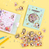 Usage example - BT21 Party Baby Clear Sticker Flake Pack