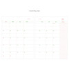 Monthly plan - ROMANE 2022 365 6-Ring A5 Dated Weekly Diary Planner