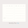 Monthly plan - PAPERIAN Today's Highlight Large Dateless Daily Journal