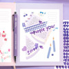 Usage example - ICONIC Sugar Pop Alphabet and Number Removable Sticker Pack