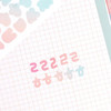 Korean Hangul stickers - ICONIC Sugar Pop Korean Hangul Alphabet Removable Sticker Pack