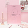 Pink -ICONIC Perforated A4 Wirebound Grid Notebook