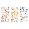sticker sheets - Indigo Daily Life Removable Sticker Seal 11-20 Pack
