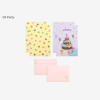 Party - Dailylike Jelly Bear Daily Letter and Envelope Set 01-04