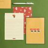Love Love Love - Dailylike My Buddy Daily Letter and Envelope Set 01-04