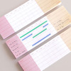 Usage example - Jam Studio Make a habit Undated Weekly Monthly Plan Tracker