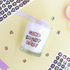 Usage example - Indigo Basic Calli Alphabet Removable Sticker Pack