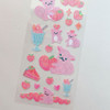 FlyFlyUnicorn May Peach Glitter Paper Sticker 