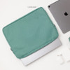 Clover mint - Byfulldesign Laptop 16" Sleeve Case with Screen Cleaning Cloths