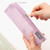 Pink Lanveder - Byfulldesign Eco Friendly Coated Mesh Zipper Pencil Case