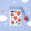 BT21 Minini Card Holder with a Ball chain