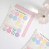 Spring Mood Color Palette Removable Paper Stickers