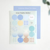Summer Mood Color Palette Removable Paper Stickers