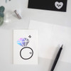 When You Smile Hologram ring message card