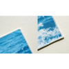 Meri Film Refreshing Ocean Waves Fabric Drink Coaster