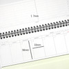 2Young Color Wirebound Undated Weekly Desk Planner