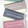 2Young Color Wirebound Undated Weekly Desk Planner