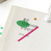 Usage example - Paperian Pigment Square Clear Removable Sticker Pack