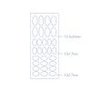 oval - Paperian Pigment Circle Clear Removable Sticker Pack