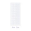 5mm, 8mm - Paperian Pigment Circle Clear Removable Sticker Pack