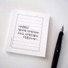 Usage example - Simple Lined Letter Paper Writing Notepad