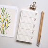 Brown Monday through Friday Weekday Planner Notepad