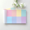 8 pastel colors notepad 100 sheets