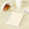 Cream - Indigo Prism 180 B6 Wirebound Blank Notebook