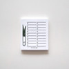Green onion - Green Onion and Baguette Checklist Notepad