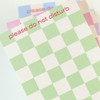 PAPERIAN Do Not Disturb Checkerboard Writing Pad