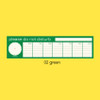 Green - PAPERIAN Do Not Disturb Dateless Weekly Desk Planner Pad