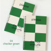 Checker green - PAPERIAN Do Not Disturb 100 days Dateless Daily Plan