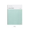 Green - Fulfill Yourself B5 Twin Wire Grid Notebook
