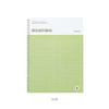 Olive - Fulfill Yourself B5 Twin Wire Grid Notebook