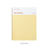 Yellow orange - Fulfill Yourself B5 Twin Wire Grid Notebook