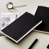 Ardium B+W Wirebound Long Lined Notepad