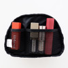 Usage example - ROMANE Black Round Hand Strap Zipper Pouch