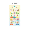 Retro - My Stuff removable sticker pack of 8 sheets