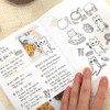 Usage example - PLEPLE Creative B6 Grid Blank Notebook with Sticker