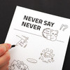 Usage example - PLEPLE Bodle Removable Sticker and Speech Bubble Sticker Set