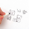 Usage example - PLEPLE Bodle Removable Sticker and Speech Bubble Sticker Set