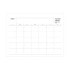 monthly scheduler(back) - Indigo 22-23 18 Months Desk Standing Calendar