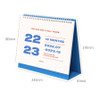 Size - Indigo 22-23 18 Months Desk Standing Calendar