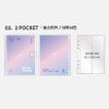 2 pocket - Holographic A5 Sticker Storage Binder with Pockets