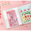 1 pocket - Holographic A5 Sticker Storage Binder with Pockets