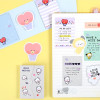 Usage example - BT21 Minini Sticky Bookmark Notepads Set
