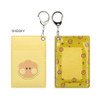 SHOOKY - BT21 Minini Leather Patch Card Holder with Keyclip