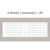 6 month schedule - Dash And Dot Life Editor 6 Months Dateless Weekly Planner