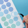 Palette Colorful Circle Paper Stickers