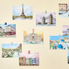 Usage example - Ardium Go Travel Emotional Illustration Postcard Set